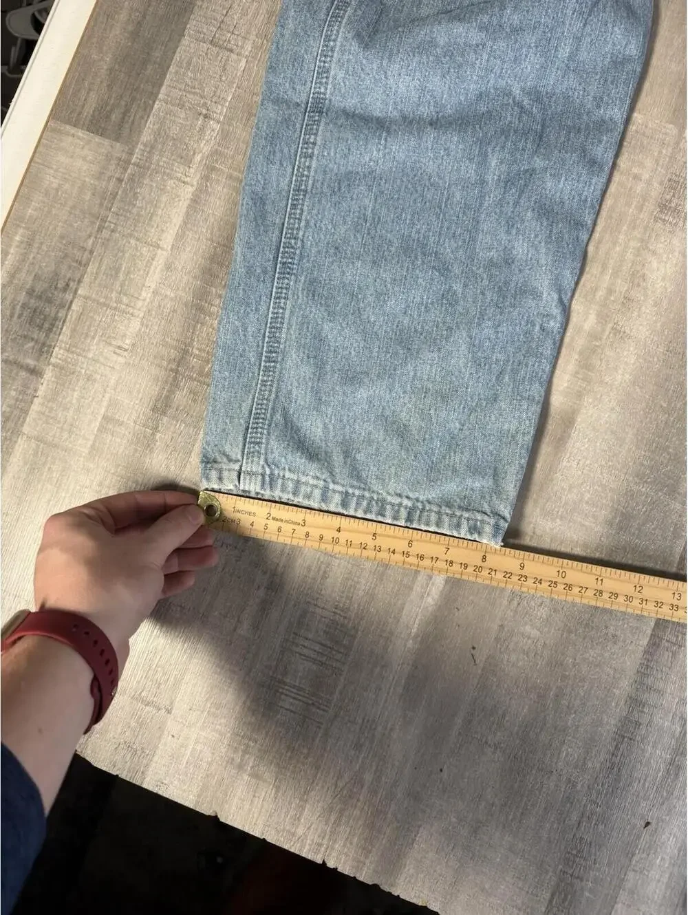 Vintage Lee‎ Dungarees Buddy Jeans Light Wash Baggy Workwear 90s Men’s 34x32